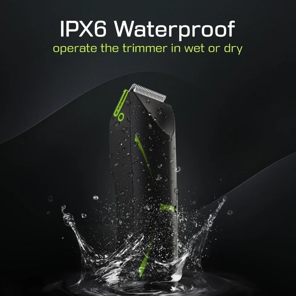 Men’s Electric Body Hair Trimmer – Waterproof Groin & Ball Groomer, Cordless Rec